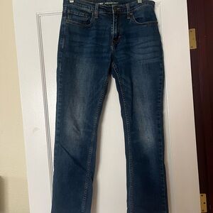 Old Navy Men's Dark Blue Straight Jeans